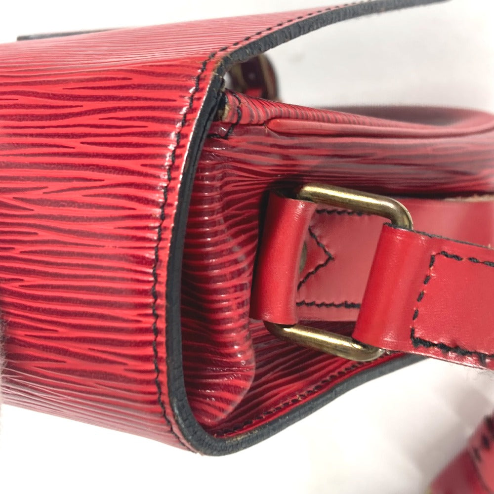 LOUIS VUITTON Shoulder Bag M52247 Epi Leather Red Epi Cartouchiere Women Used Authentic