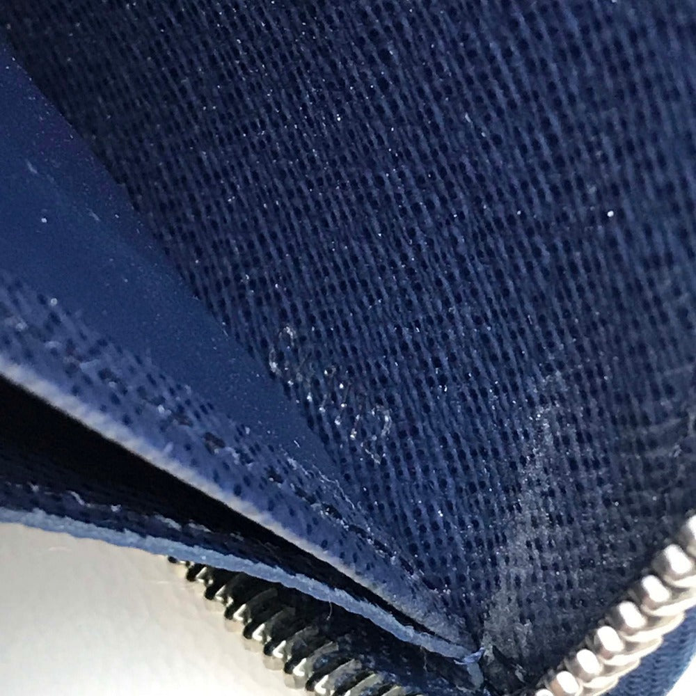 LOUIS VUITTON Long Wallet Purse M60307 Epi Leather blue Epi Zippy wallet Women Used Authentic