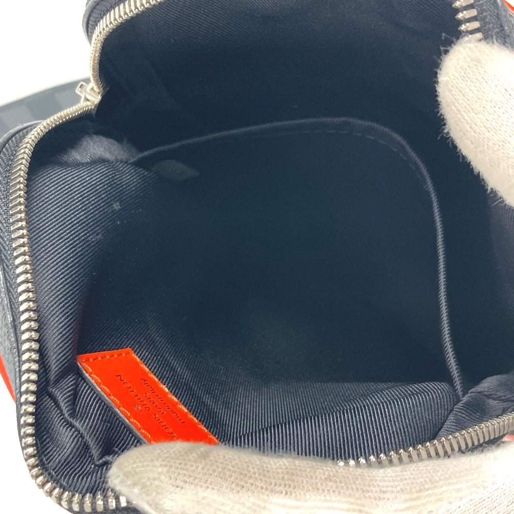 LOUIS VUITTON Shoulder Bag M51460 Damier Graphite Canvas, Epi Leather Navy Damier Graffit Epi Danube PM NM