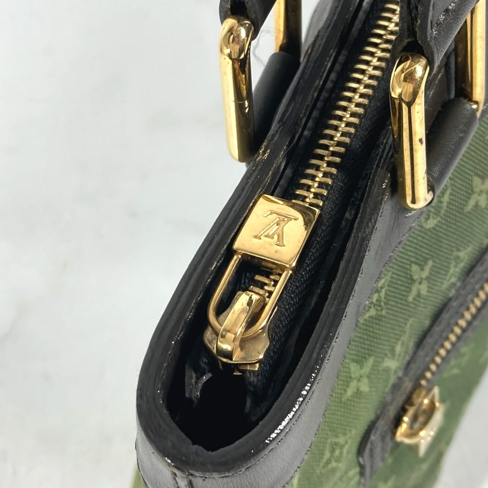 LOUIS VUITTON Tote Bag M92682 Monogram mini canvas khaki Monogram mini Lucille PM Women Used Authentic
