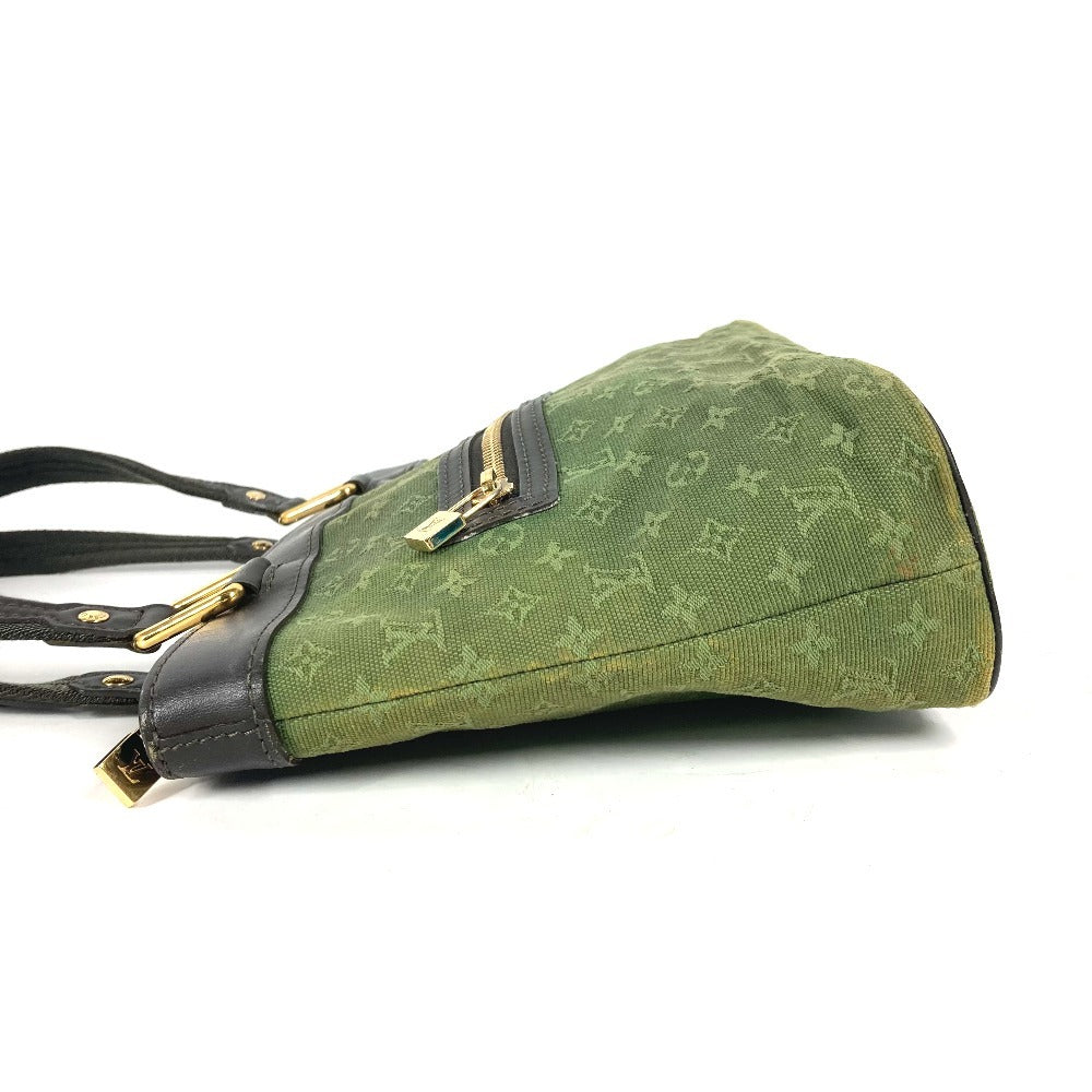 LOUIS VUITTON Tote Bag M92682 Monogram mini canvas khaki Monogram mini Lucille PM Women Used Authentic
