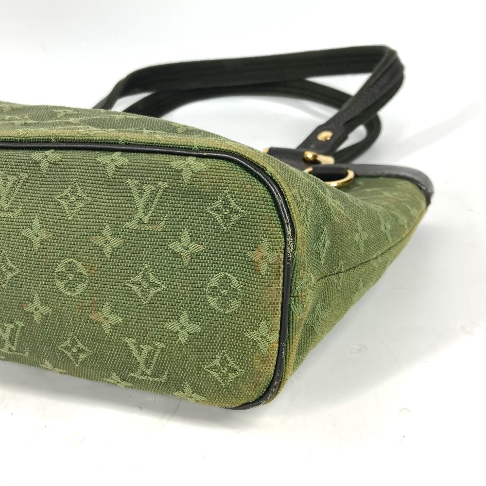LOUIS VUITTON Tote Bag M92682 Monogram mini canvas khaki Monogram mini Lucille PM Women Used Authentic
