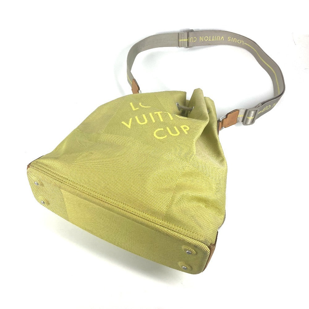 LOUIS VUITTON Shoulder Bag M80635 Damier Jean Canvas yellow LV Cup Damier Geant volunteer