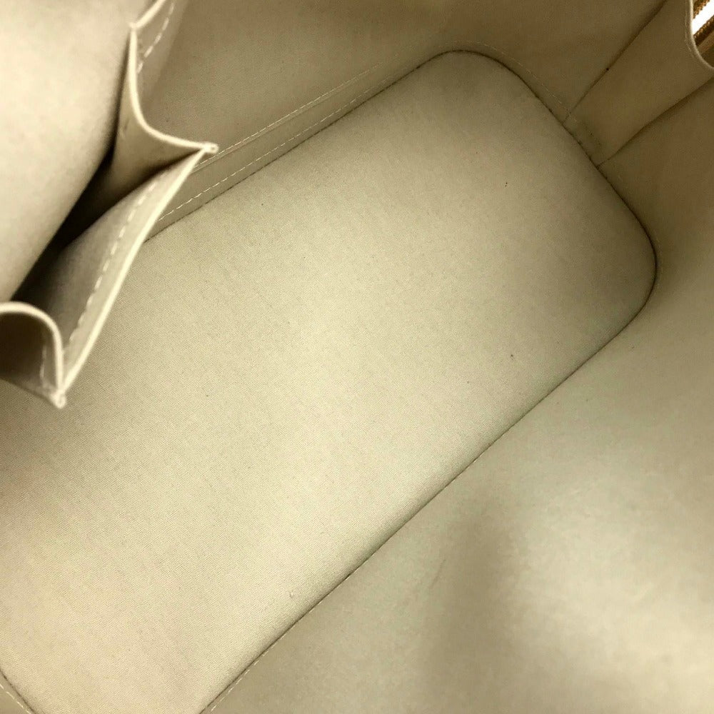 LOUIS VUITTON Handbag M91445 Patent leather white Monogram Vernis Alma PM Women Used Authentic