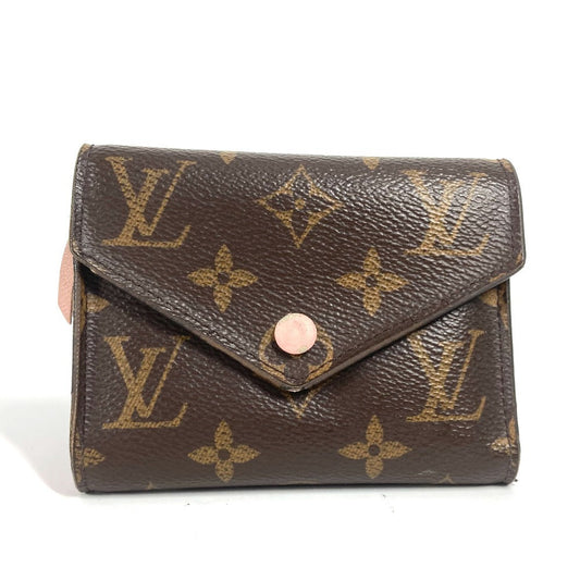 LOUIS VUITTON Trifold wallet M62360 Monogram canvas Brown Monogram Portefeuille Victorine