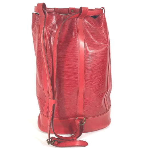 LOUIS VUITTON Shoulder Bag M43087 Epi Leather Red Epi RandonneeGM Women Used Authentic
