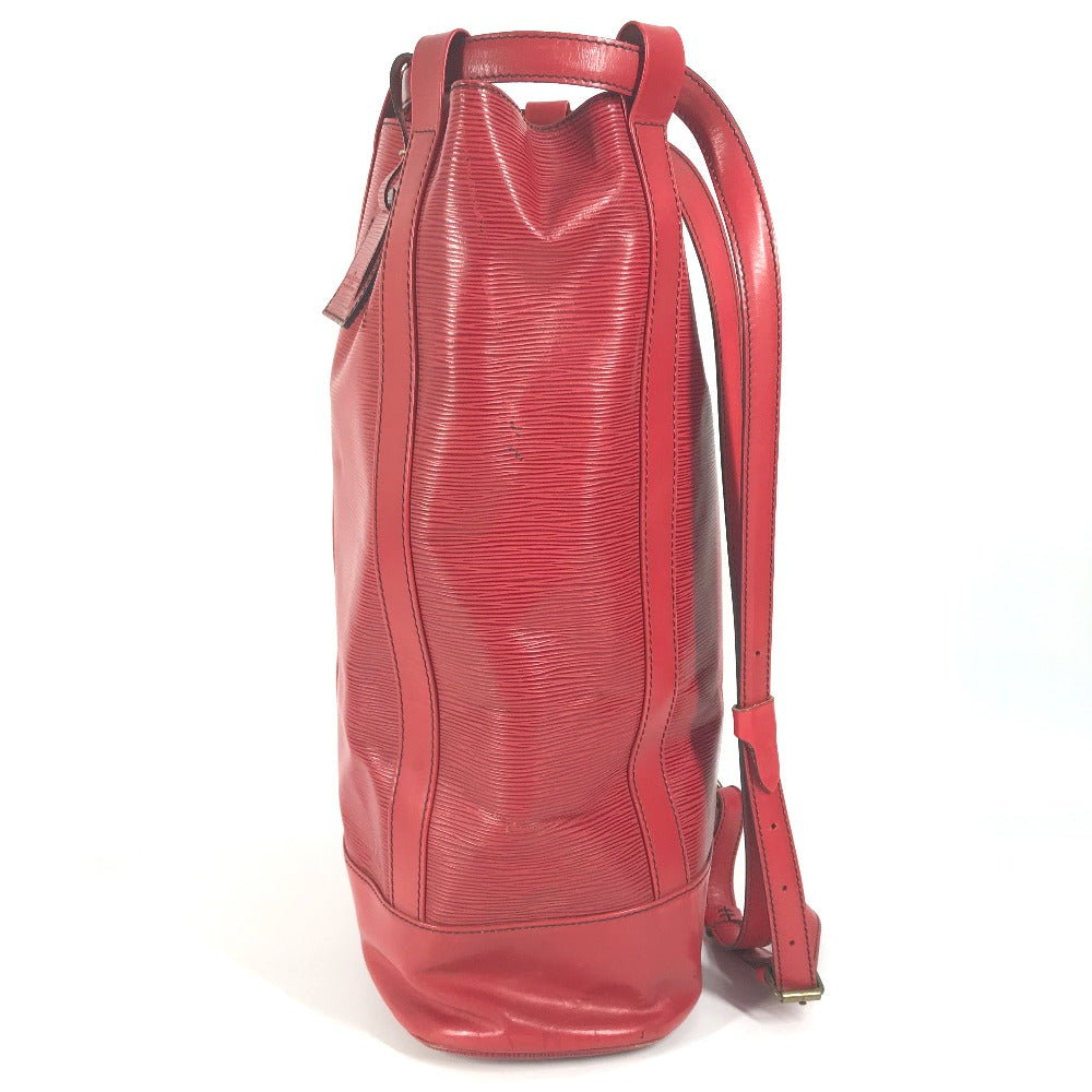 LOUIS VUITTON Shoulder Bag M43087 Epi Leather Red Epi RandonneeGM Women Used Authentic