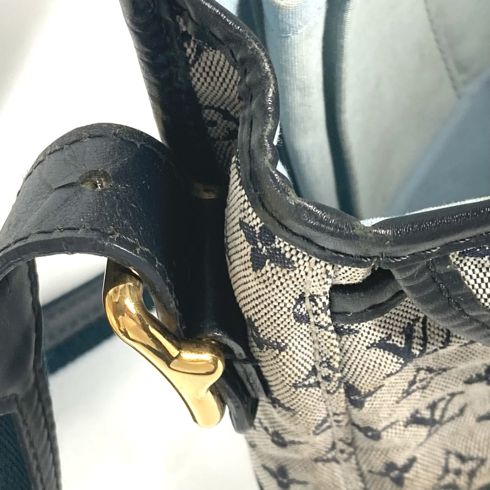 LOUIS VUITTON Shoulder Bag M92670 Monogram mini canvas Navy Monogram mini Belanger Women Used Authentic
