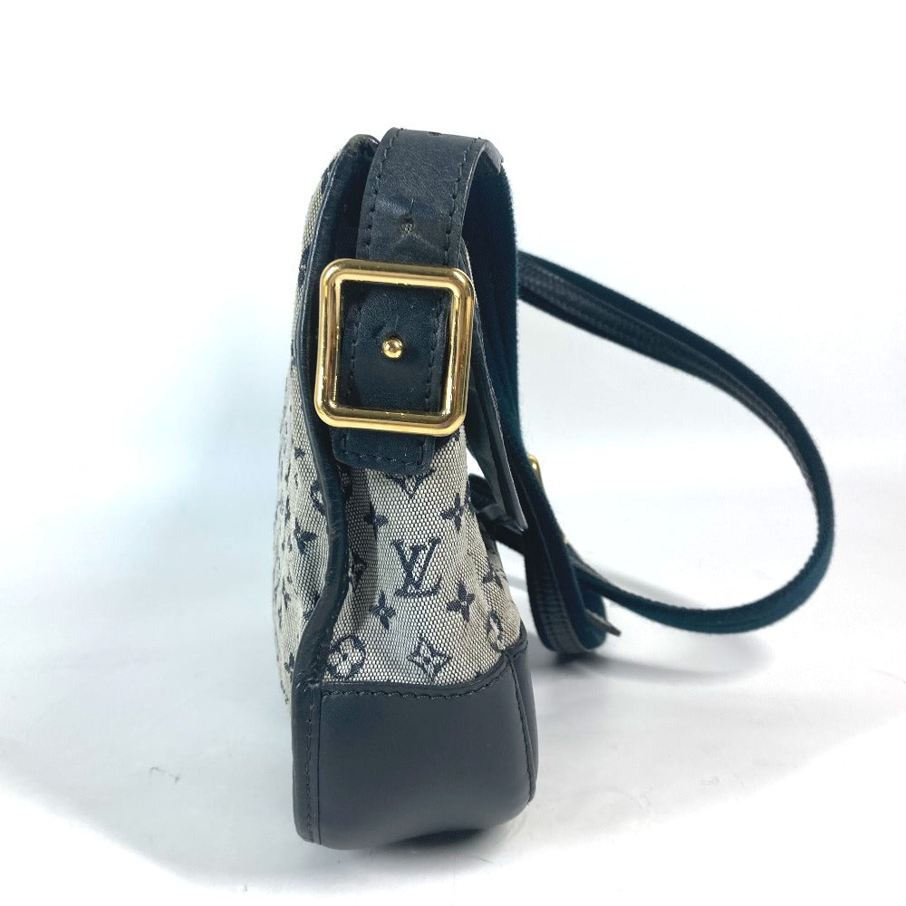LOUIS VUITTON Shoulder Bag M92670 Monogram mini canvas Navy Monogram mini Belanger Women Used Authentic