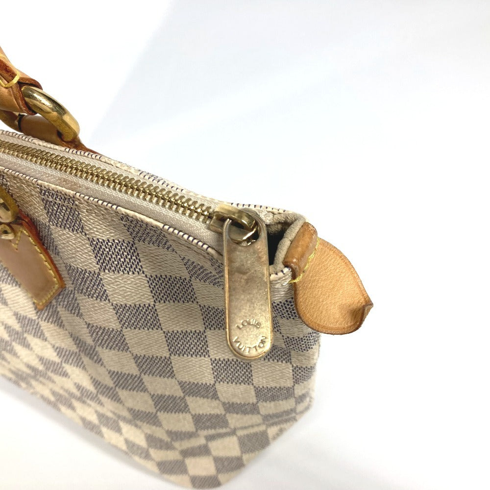 LOUIS VUITTON Tote Bag N44039 Damier Azur Canvas white Damier Azur Jena PM Women Used Authentic