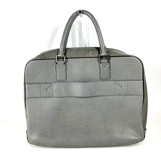 LOUIS VUITTON Business bag M32782 Taiga Leather gray Taiga Neo Igor mens Used Authentic