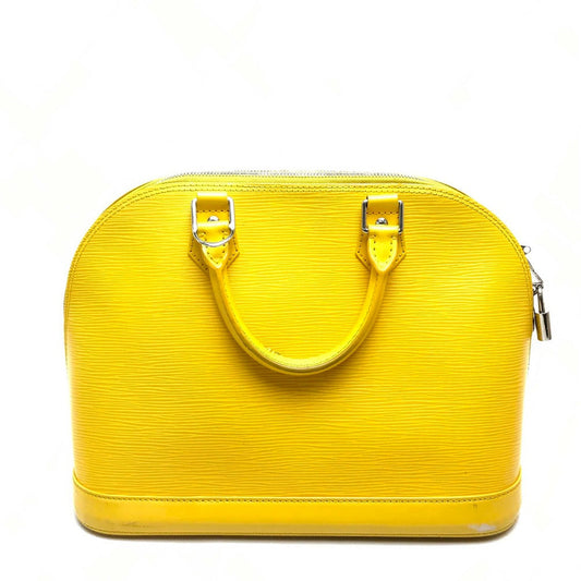 LOUIS VUITTON Handbag M40619 Epi Leather yellow Epi Alma PM Women Used Authentic