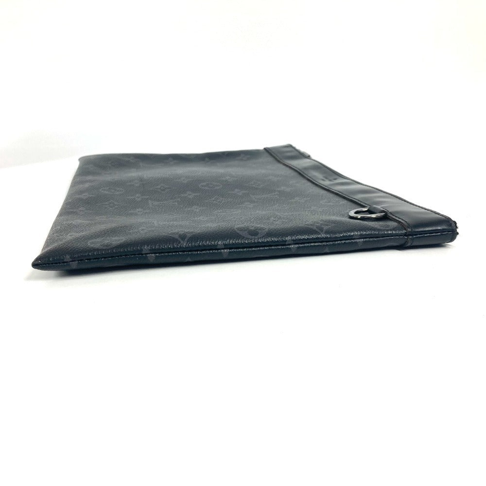 LOUIS VUITTON Clutch bag M62291 Monogram Eclipse Canvas black Monogram Eclipse Pochette Discovery unisex(Unisex) Used Authentic