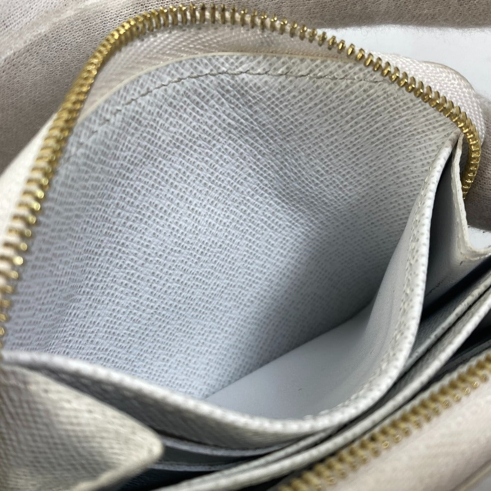 LOUIS VUITTON Coin case M63994 Epi Leather white epi love lock Zip around purse Women Used Authentic