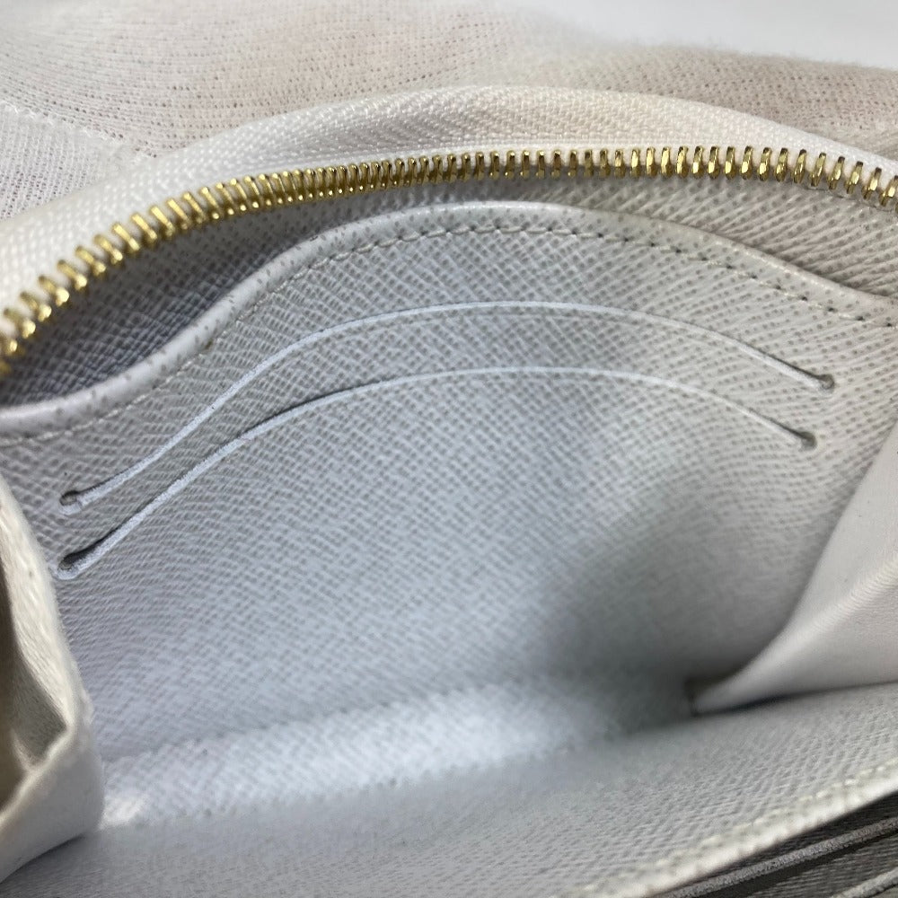 LOUIS VUITTON Coin case M63994 Epi Leather white epi love lock Zip around purse Women Used Authentic