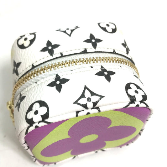 LOUIS VUITTON Pouch M67669 Canvas, Giant Monogram yellow Monogram Giant Portomonet Cube Women Used Authentic