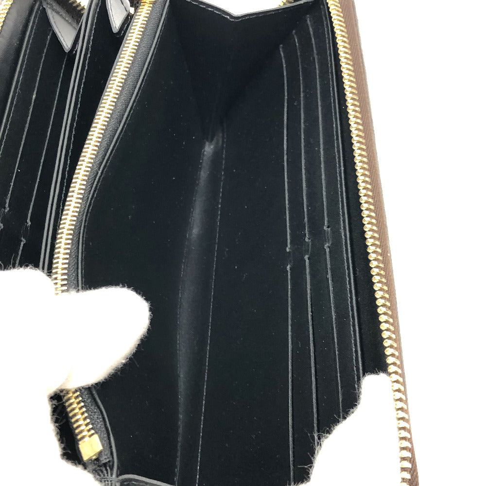 LOUIS VUITTON Long Wallet Purse ‚l67687 Monogram reverse canvas Brown Monogram Giant Women Used Authentic