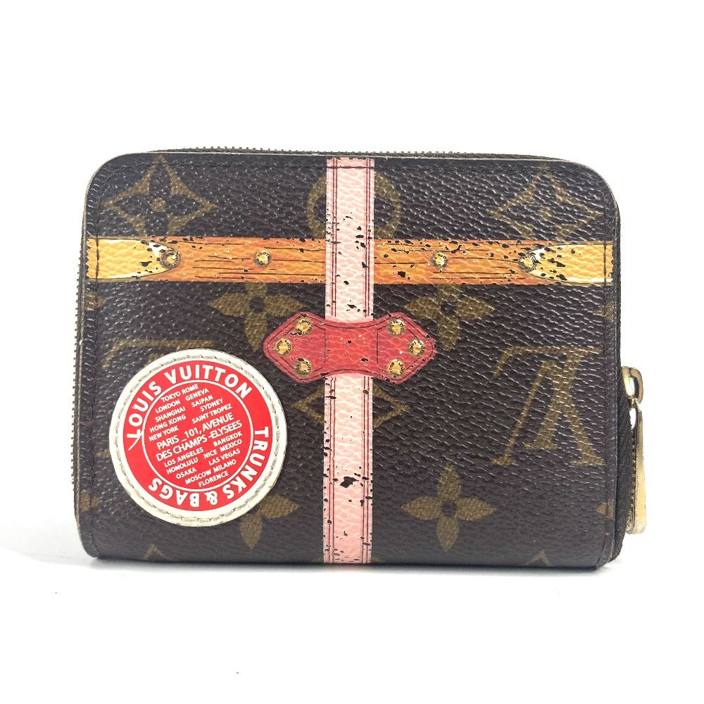 LOUIS VUITTON Coin case M62617 Monogram canvas multicolor Monogram Summer Trunk Zippy coin purse Women Used Authentic