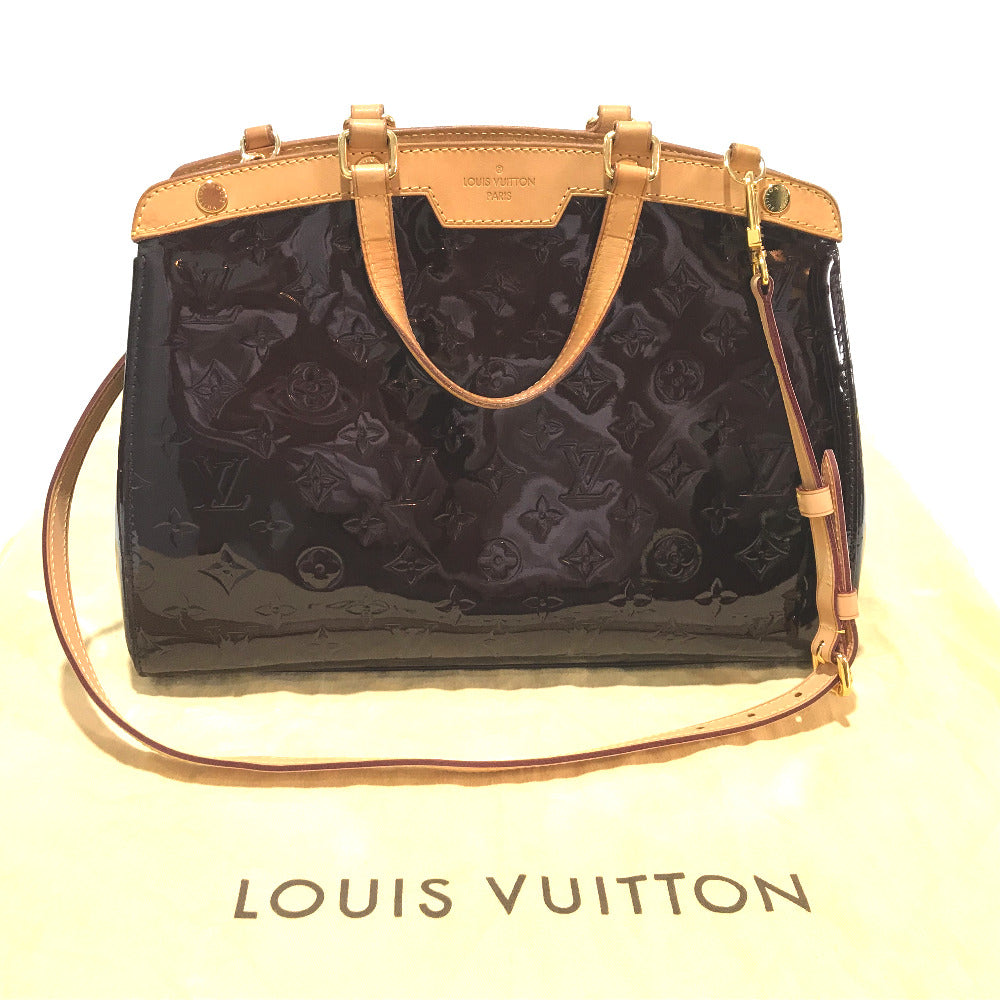 LOUIS VUITTON Handbag M91455 Monogram Vernis Terre Domble Monogram Vernis Blair MM Women Used Authentic