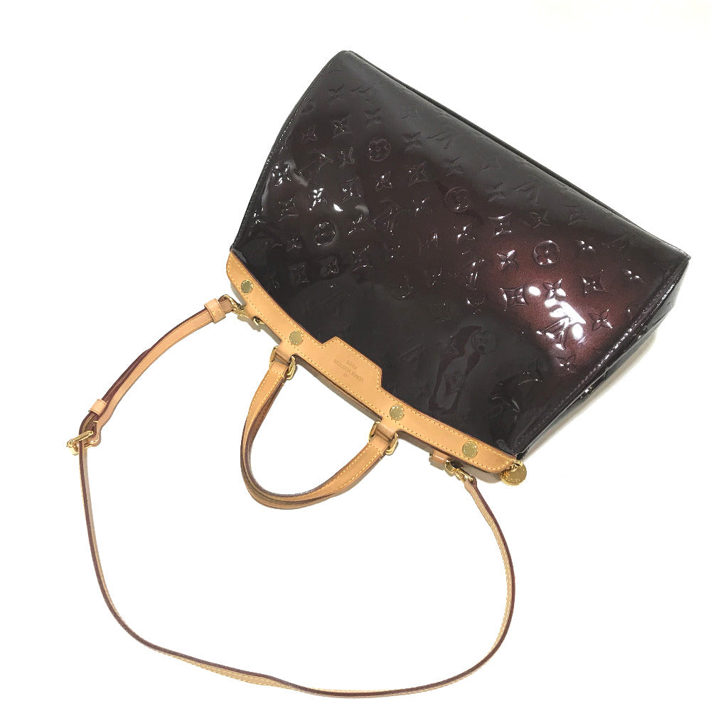 LOUIS VUITTON Handbag M91455 Monogram Vernis Terre Domble Monogram Vernis Blair MM Women Used Authentic