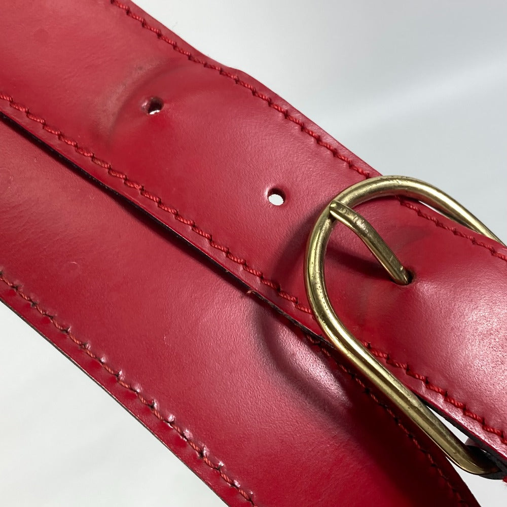 LOUIS VUITTON Shoulder Bag M80193 Epi Leather Red Epi Sack de Paul Women Used Authentic