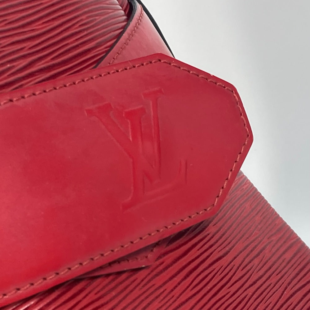 LOUIS VUITTON Shoulder Bag M80193 Epi Leather Red Epi Sack de Paul Women Used Authentic