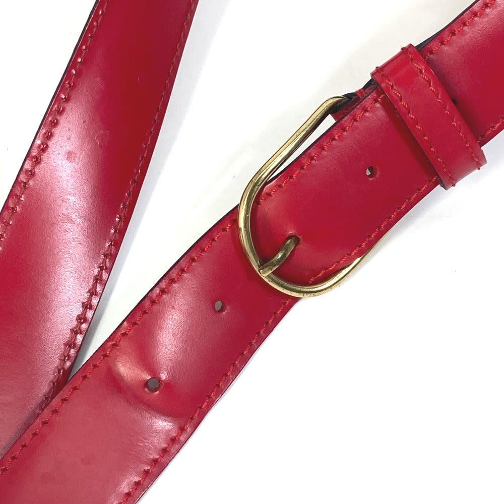 LOUIS VUITTON Shoulder Bag M80193 Epi Leather Red Epi Sack de Paul Women Used Authentic
