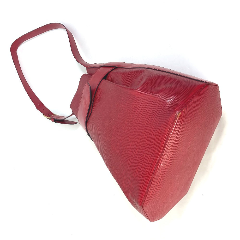 LOUIS VUITTON Shoulder Bag M80193 Epi Leather Red Epi Sack de Paul Women Used Authentic