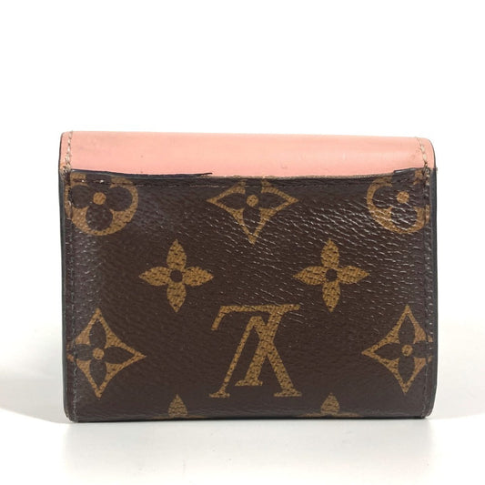 LOUIS VUITTON Trifold wallet M62933 Monogram canvas Brown Monogram Portefeuillezoe Women Used Authentic