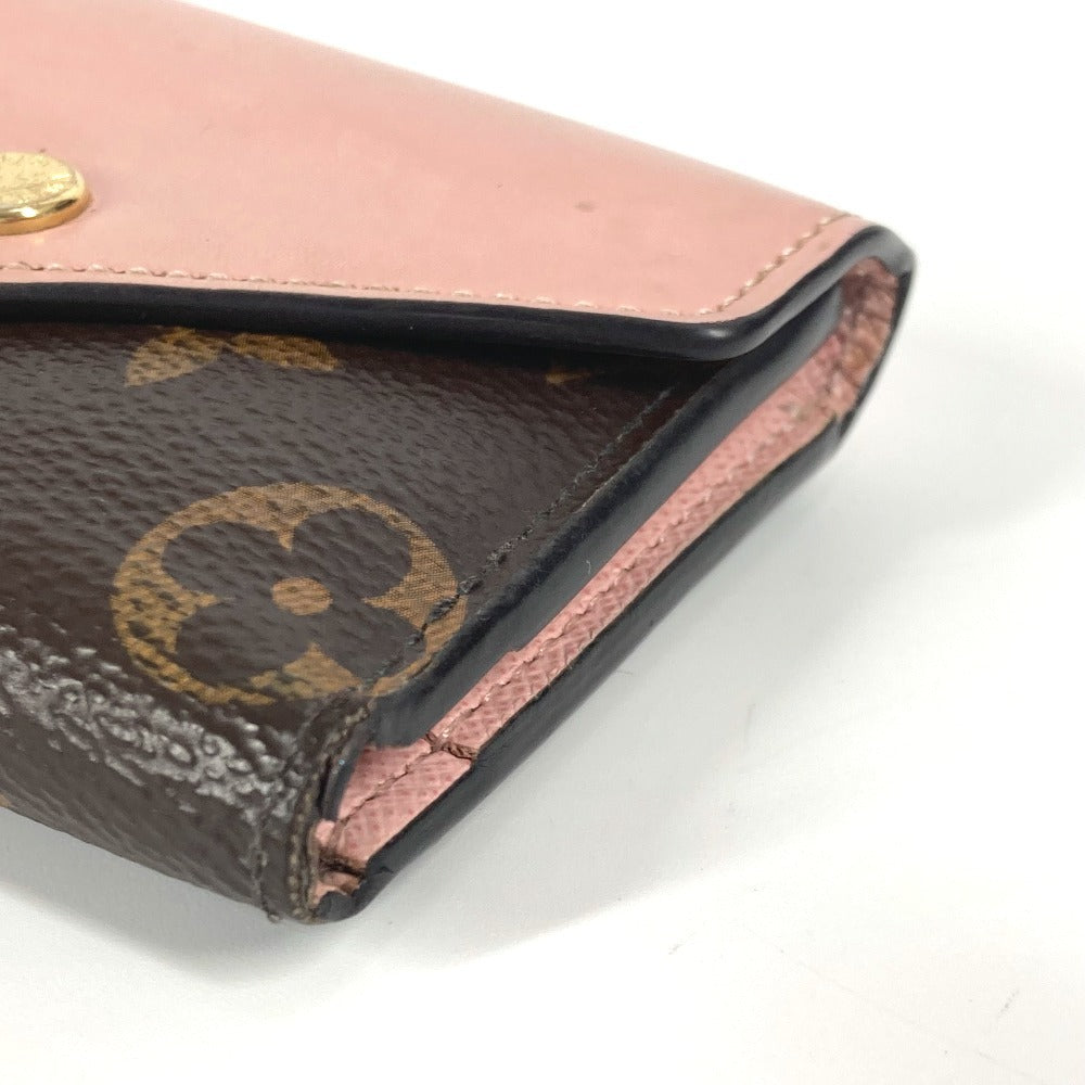 LOUIS VUITTON Trifold wallet M62933 Monogram canvas Brown Monogram Portefeuillezoe Women Used Authentic