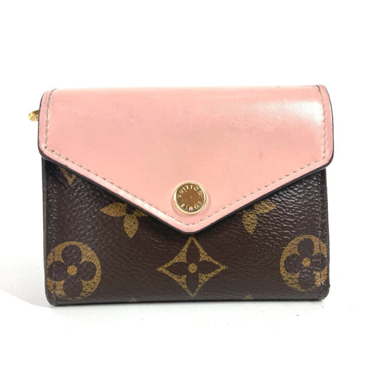 LOUIS VUITTON Trifold wallet M62933 Monogram canvas Brown Monogram Portefeuille Zoe