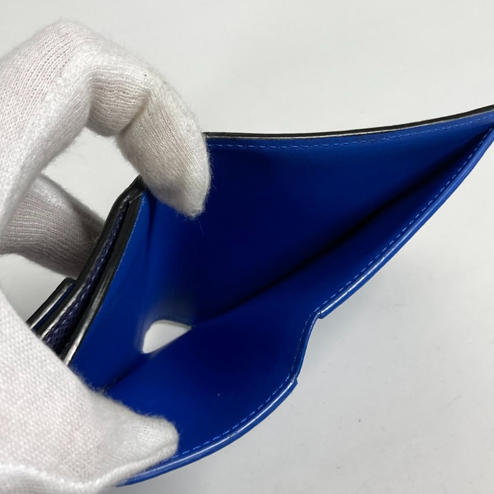 LOUIS VUITTON Folded wallet M63041 Monogram canvas Brown Monogram & Taiga Compact wallet mens Used Authentic