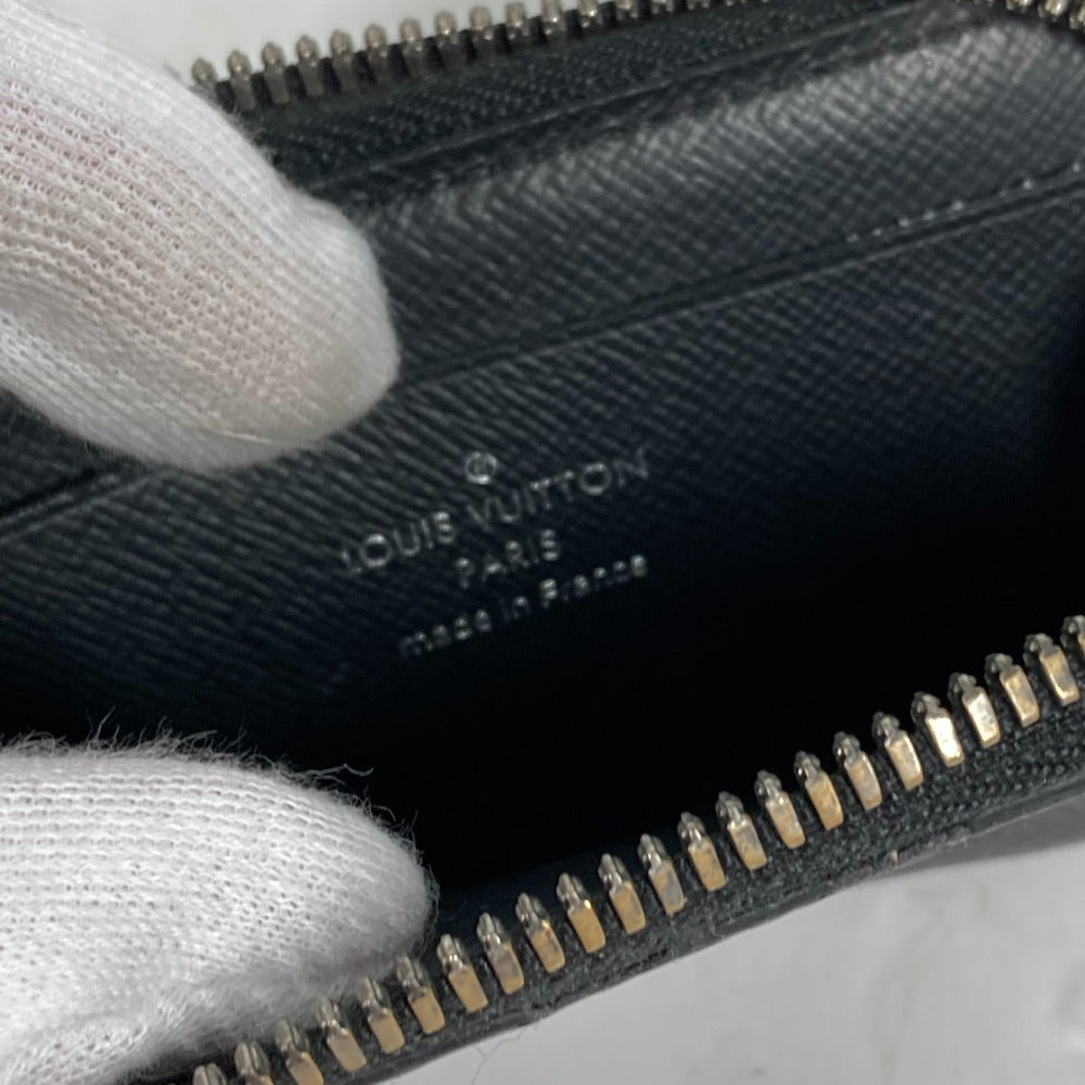 LOUIS VUITTON Coin case M63536 Monogram Eclipse Canvas black Monogram Eclipse Portemone Jules mens Used Authentic