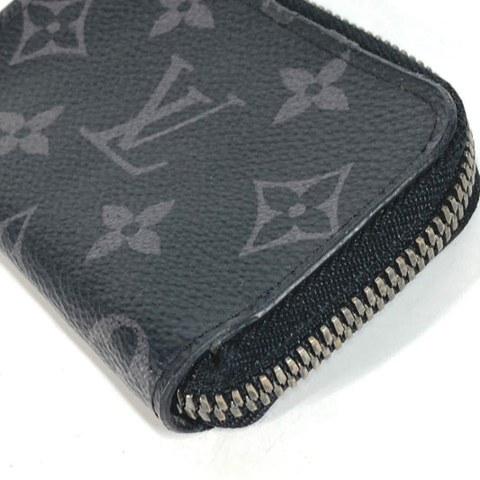 LOUIS VUITTON Coin case M63536 Monogram Eclipse Canvas black Monogram Eclipse Portemone Jules mens Used Authentic