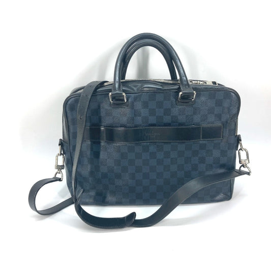 LOUIS VUITTON Business bag ‚m41347 Damier Cobalt Canvas black Damier Cobalt Porto Documan Business PDB mens Used Authentic