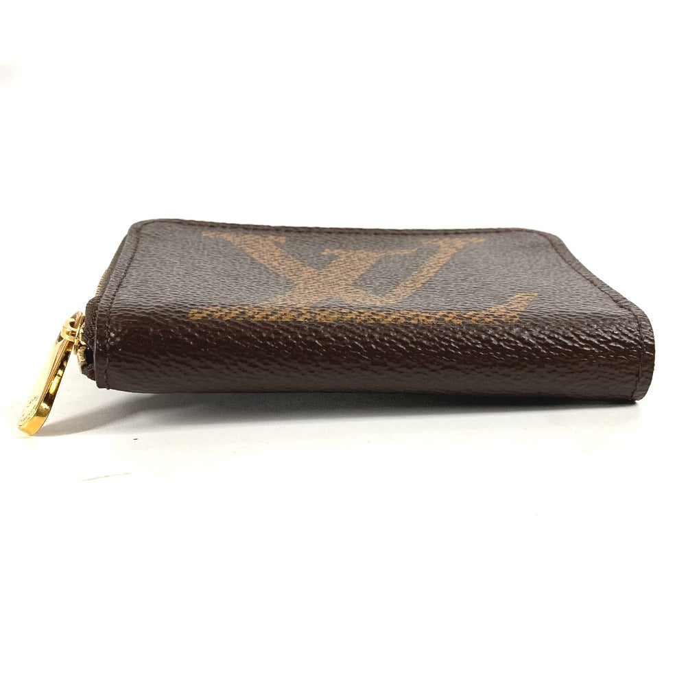 LOUIS VUITTON Coin case M69354 Monogram giant canvas Brown Monogram Giant Zip around purse Women Used Authentic