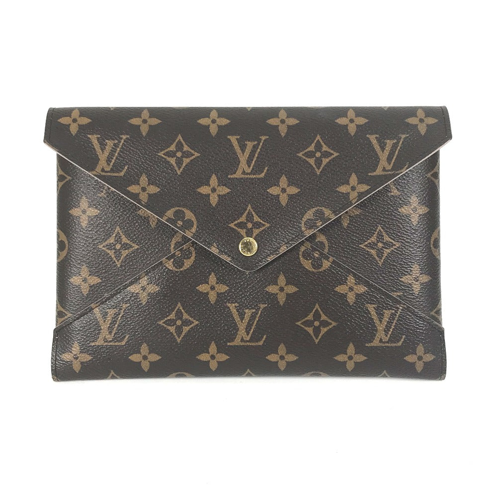 LOUIS VUITTON Clutch bag M62034 Monogram canvas Brown Monogram Pochette Kirigami Women Used Authentic