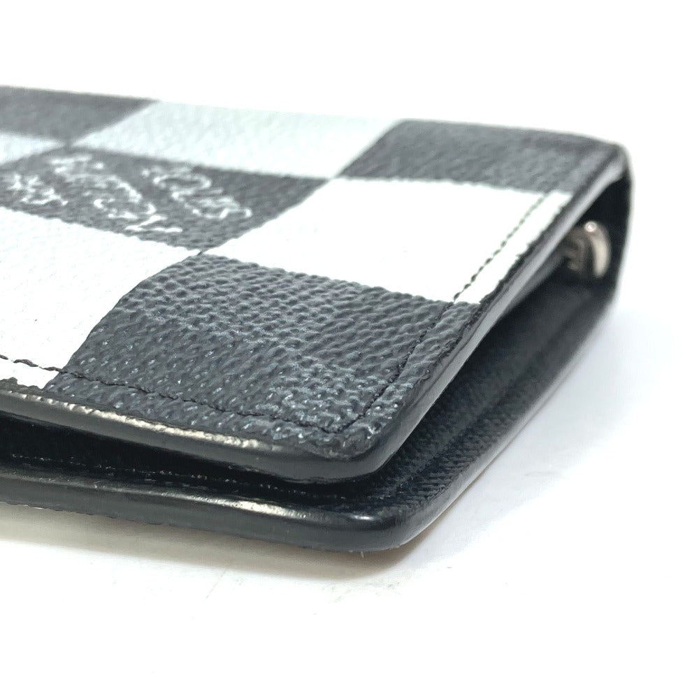 LOUIS VUITTON Long Wallet Purse N40415 PVC, Leather, Damier Graphite Canvas black Portefeuille Blaza NM mens Used Authentic