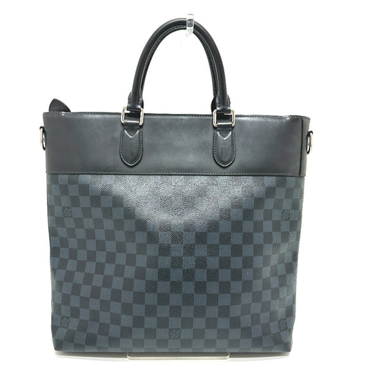 LOUIS VUITTON Tote Bag N41588 Damier Cobalt Canvas black Newport