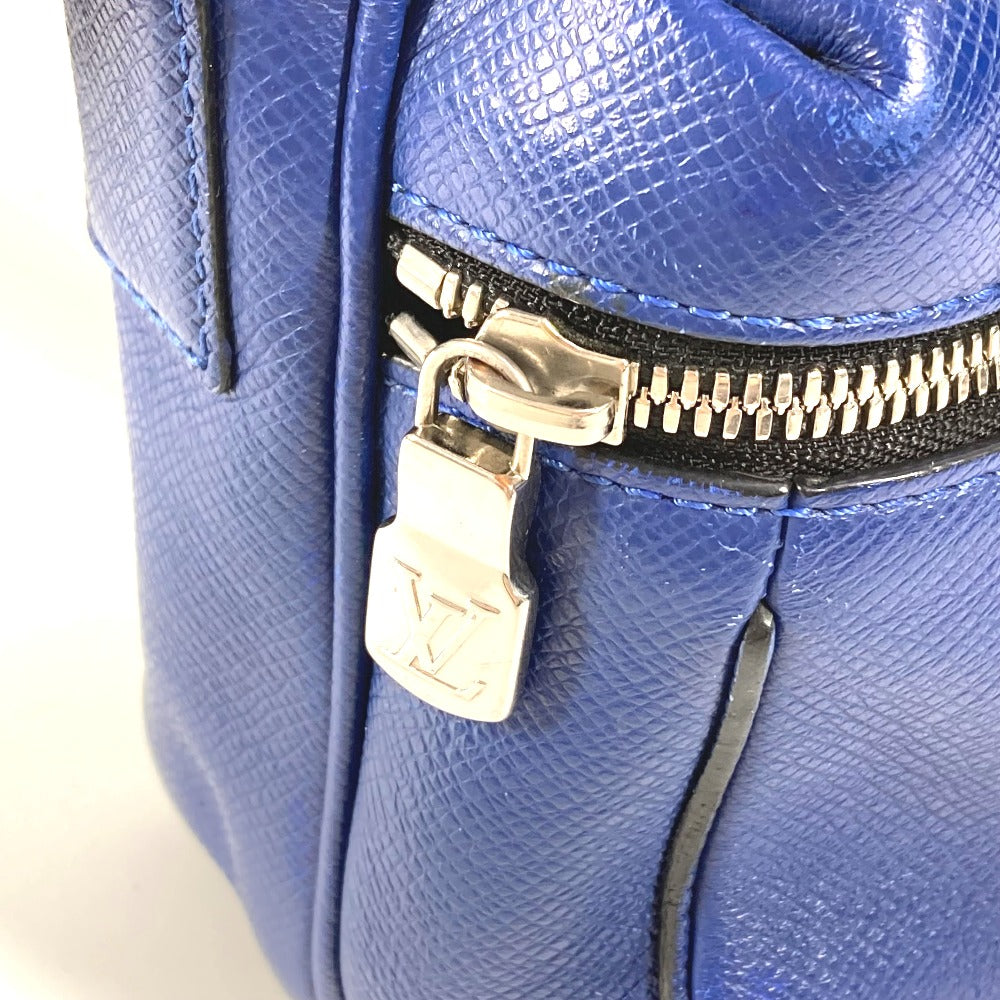 LOUIS VUITTON Shoulder Bag M33437 Taiga Leather blue Taiga Outdoor messenger PM unisex(Unisex) Used Authentic