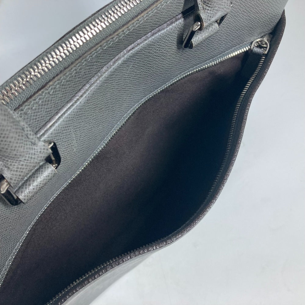 LOUIS VUITTON Business bag M32711 Taiga Leather gray Taiga Taiga Porto Document Business PDB mens Secondhand Authentic