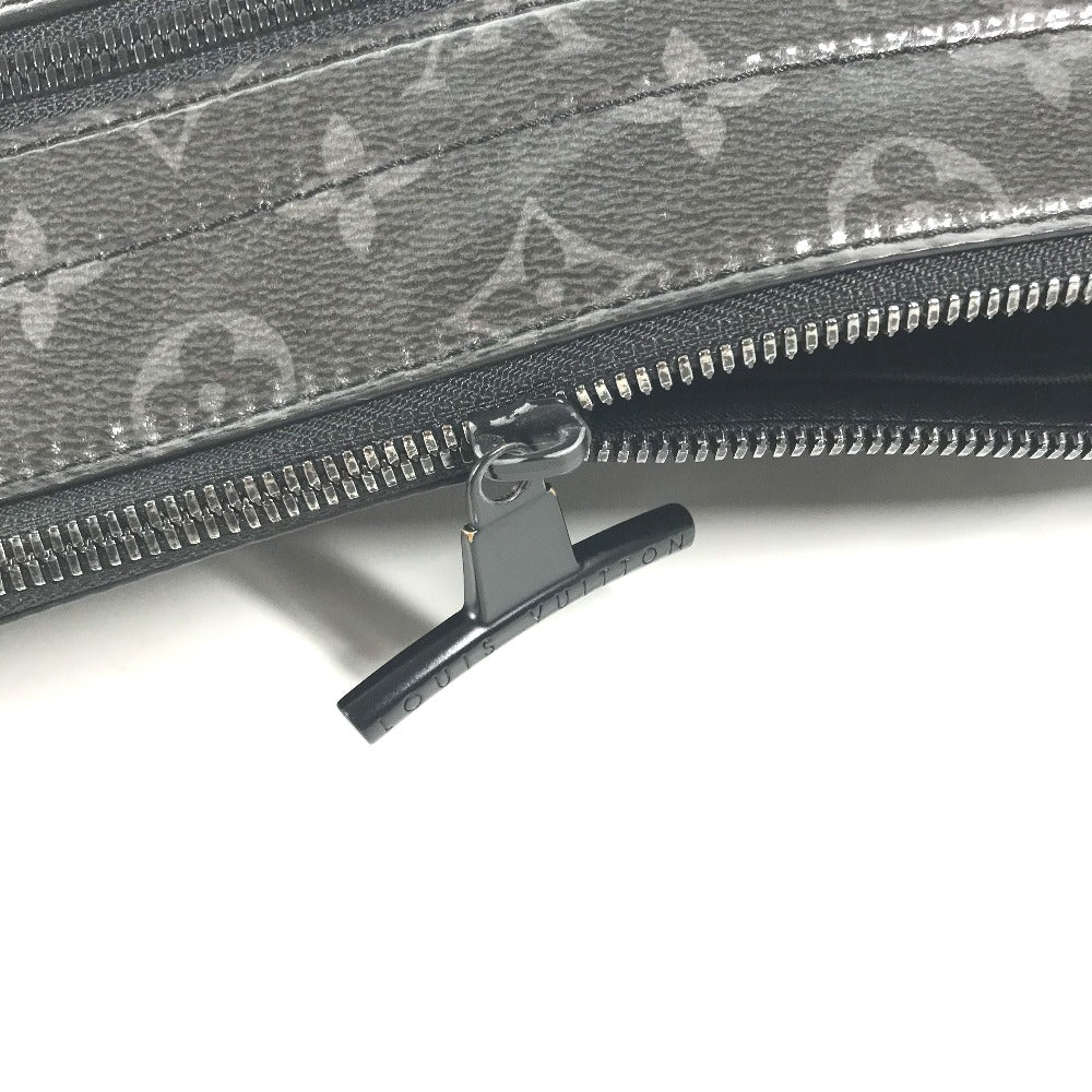LOUIS VUITTON Clutch bag M63373 Plastics, Leather black Monogram Eclipse Glaze, Japan, Tokyo, Shinjuku Isetan Exclusive Pochette Cosmos mens Used Authentic