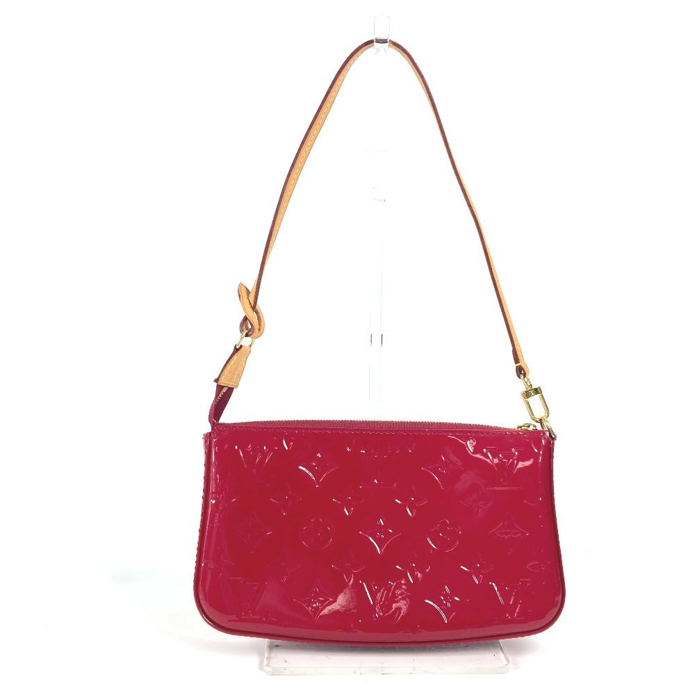 LOUIS VUITTON Shoulder Bag M91574 Monogram Vernis pink Monogram Vernis Pochette Accessoires