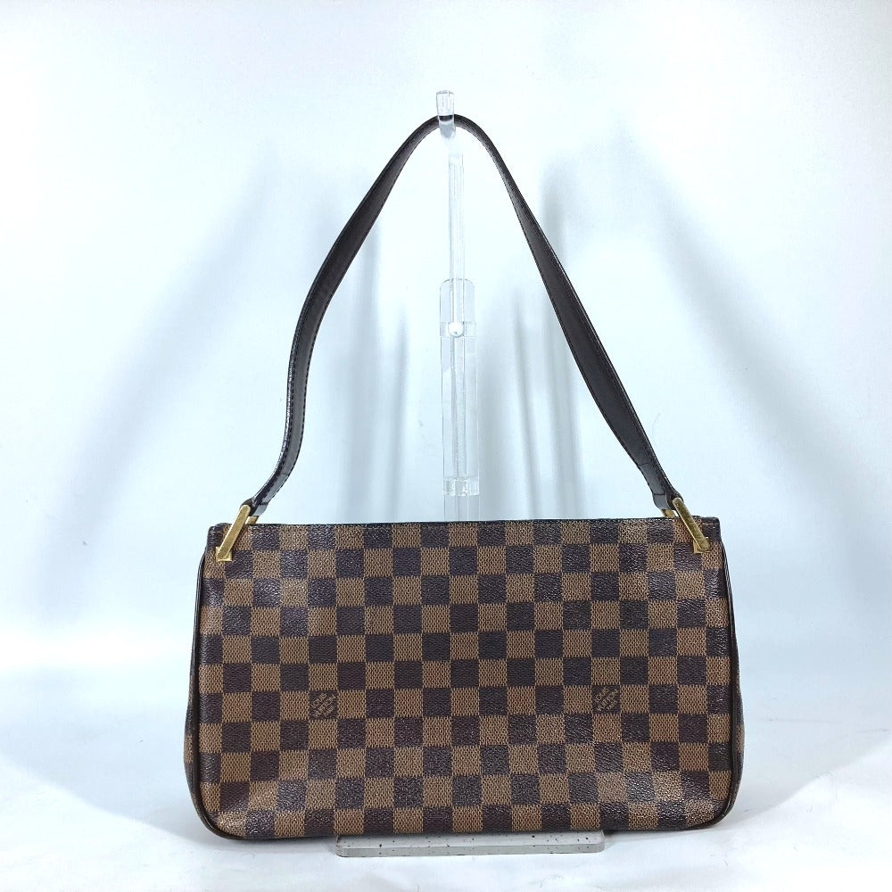 LOUIS VUITTON Shoulder Bag N51129 Damier canvas Brown Damier Aubagne Women Used Authentic