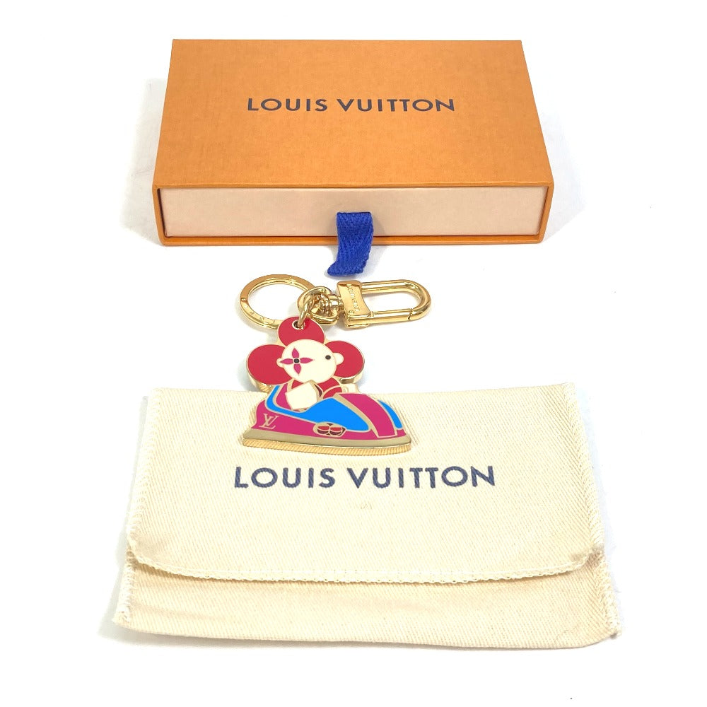 LOUIS VUITTON Bag charm M69860 metal gold Porto Cle Charm Vivienne Key ring unisex(Unisex) Used Authentic