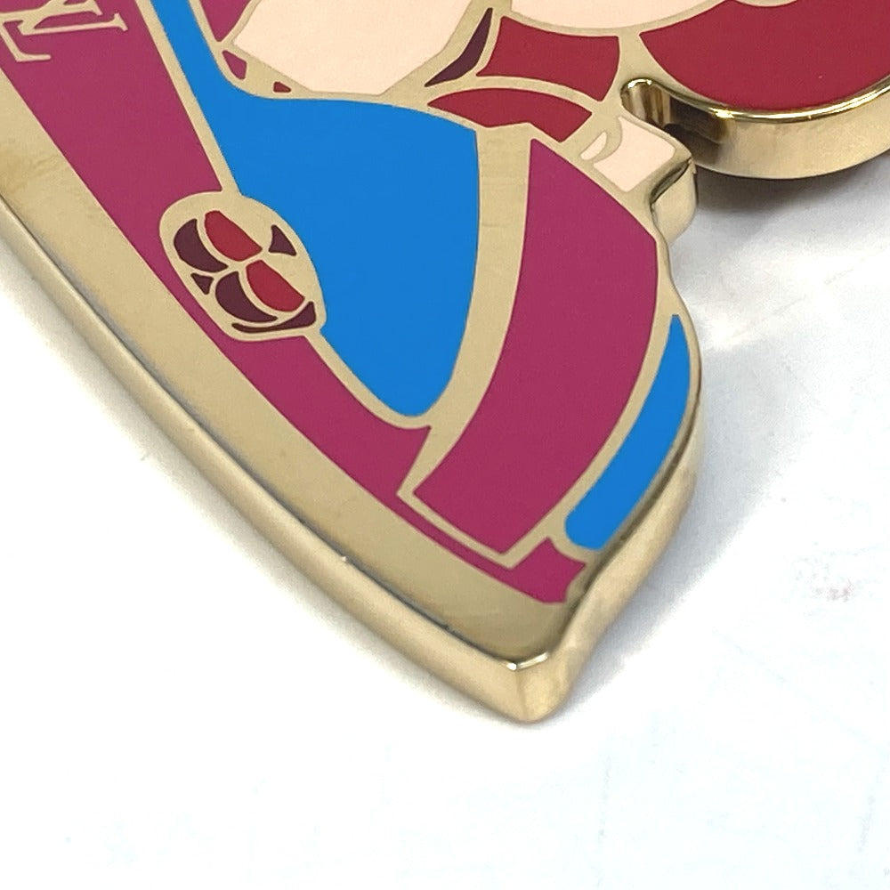 LOUIS VUITTON Bag charm M69860 metal gold Porto Cle Charm Vivienne Key ring unisex(Unisex) Used Authentic
