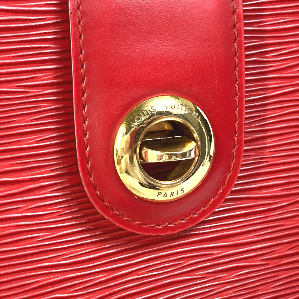LOUIS VUITTON Shoulder Bag M52257 Epi Leather Red Epi Cluny Women Used Authentic