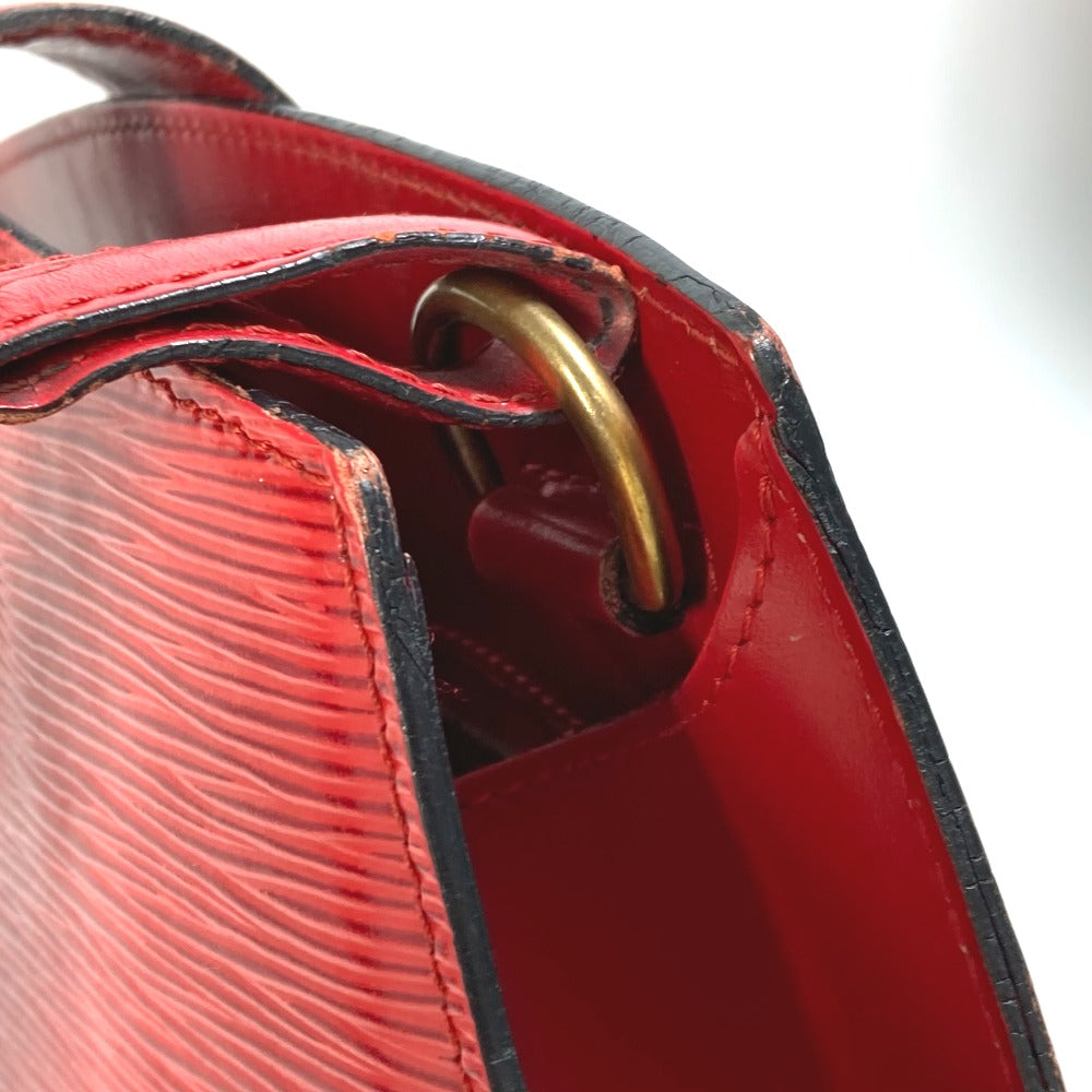 LOUIS VUITTON Shoulder Bag M52257 Epi Leather Red Epi Cluny Women Used Authentic
