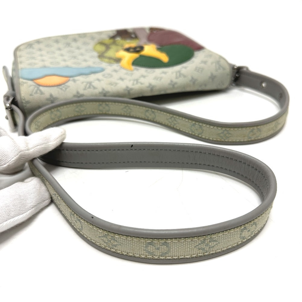 LOUIS VUITTON Shoulder Bag M92279 Monogram mini canvas gray Monogram mini Conte Def Musette Women Used Authentic