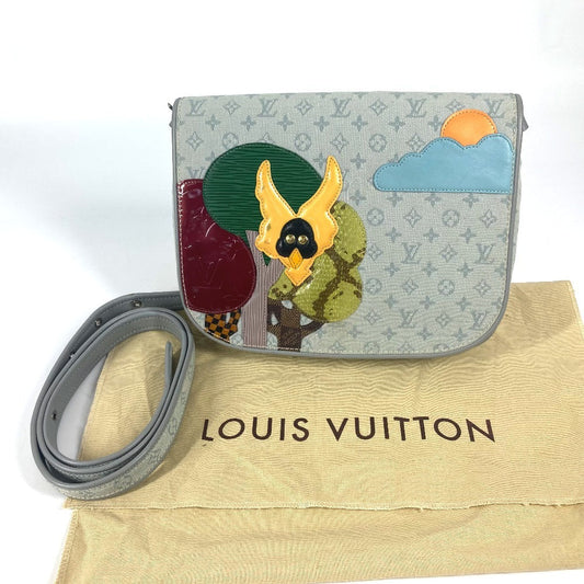 LOUIS VUITTON Shoulder Bag M92279 Monogram mini canvas gray Monogram mini Musette Comte de Fe Women Used Authentic